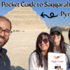 Saqqara Step Pyramid with Magic Carpet travelers