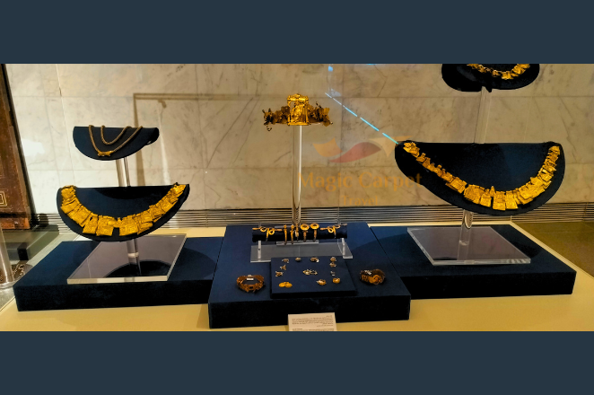 Golden Jewelries at the National Museum of Egyptian Civilization tour with its reviews.