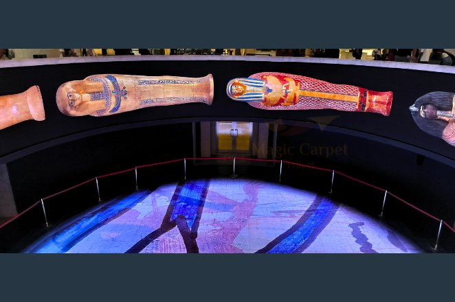 Royal Mummies panorama at the National Museum of Egyptian Civilization tour with its reviews.